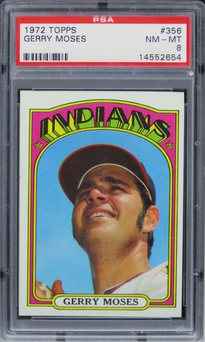 1972 Topps Gerry Moses #356 PSA 8 NM-MT