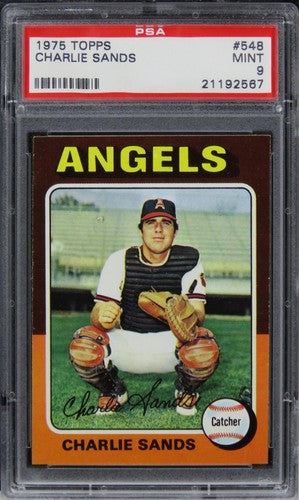 1975 Topps Charlie Sands #548 PSA 9 MINT