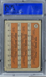 1972 Topps Braves Rookies HOUSE/KESTER/BRITTON #351 PSA 8 NM-MT