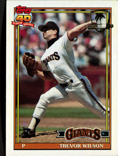 1991 Topps Desert Shield Trevor Wilson #96