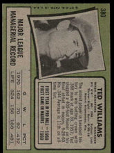 Load image into Gallery viewer, 1971 Topps Ted Williams HOF #380 EX