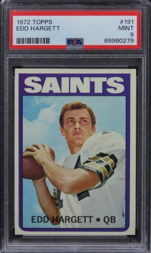 1972 Topps Edd Hargett #191 PSA 9 MINT
