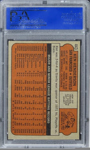 1972 Topps Ken Henderson #443 PSA 8 NM-MT