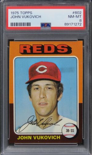 1975 Topps John Vukovich #602 PSA 8 NM-MT