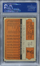 Load image into Gallery viewer, 1972 Topps Cleo James YELLOW UNDER &quot;C&quot; AND &quot;S&quot; #117 PSA 8 NM-MT