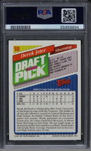 Load image into Gallery viewer, 1993 Topps Derek Jeter HOF ROOKIE RC #98 PSA 8 NM-MT