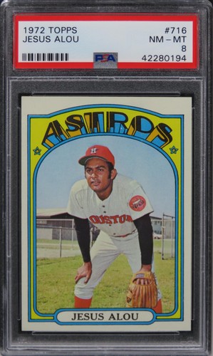 1972 Topps Jesus Alou #716 PSA 8 NM-MT