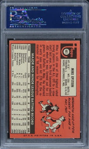 1969 Topps Mike Epstein LAST NAME IN YELLOW #461 PSA 8 NM-MT