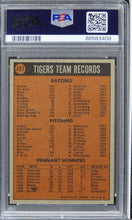 Load image into Gallery viewer, 1972 Topps Tigers Team #487 PSA 8 NM-MT