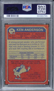 1973 Topps Ken Anderson #34 PSA 7 NM