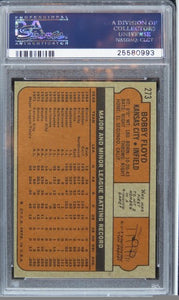 1972 Topps Bobby Floyd #273 PSA 9 MINT