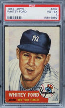 Load image into Gallery viewer, 1953 Topps Whitey Ford HOF #207 PSA 4 VG-EX