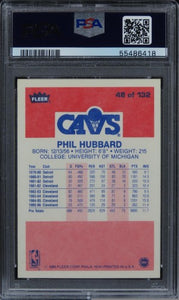 1986 Fleer Phil Hubbard #48 PSA 9 MINT