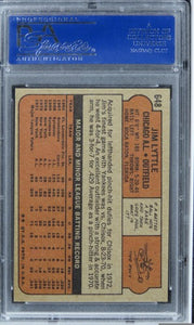 1972 Topps Jim Lyttle #648 PSA 8 NM-MT