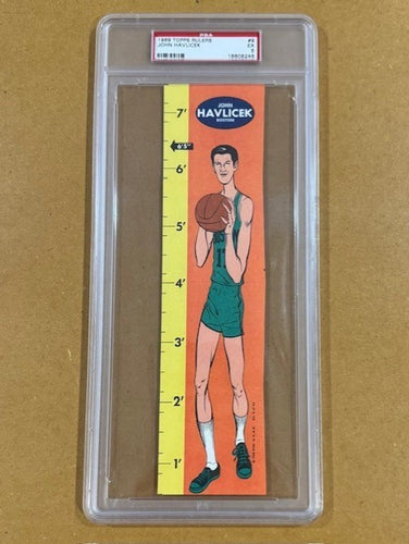 1969 Topps Rulers John Havlicek HOF ROOKIE RC #9 PSA 5 EX