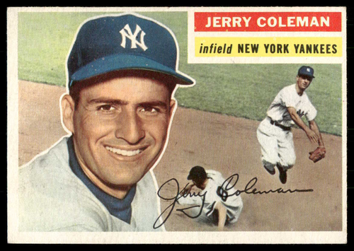 1956 Topps Jerry Coleman #316 EX-MT