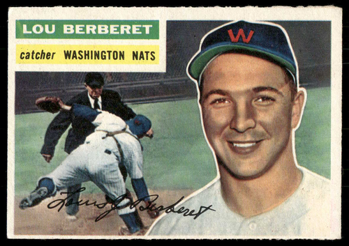 1956 Topps Lou Berberet #329 EX