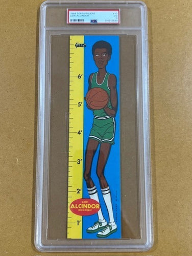 1969 Topps Rulers Lew Alcindor HOF ROOKIE RC #10 PSA 3 VG