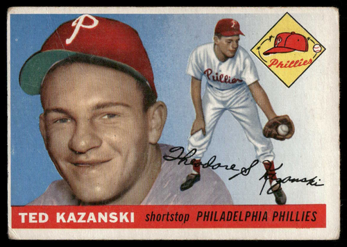 1955 Topps Ted Kazanski #46 GOOD
