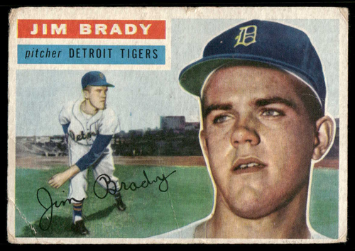 1956 Topps Jim Brady #126 GOOD
