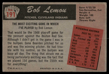 Load image into Gallery viewer, 1955 Bowman Bob Lemon HOF #191 VG-EX