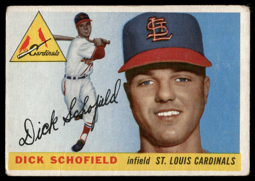 1955 Topps Dick Schofield #143 GOOD