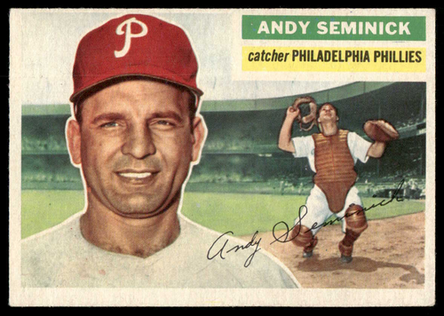 1956 Topps Andy Seminick #296 EX