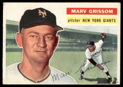 1956 Topps Marv Grissom #301 VG-EX