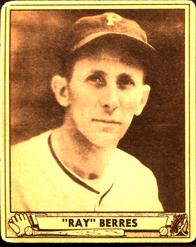 1940 Play Ball Ray Berres #164 GOOD