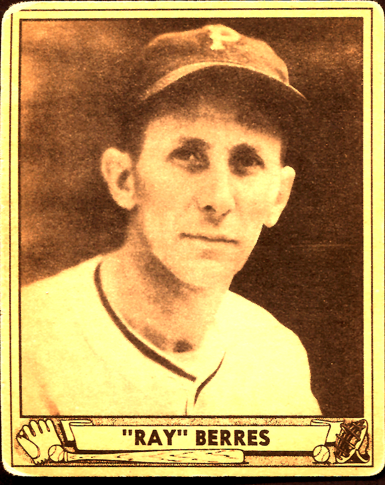 1940 Play Ball Ray Berres #164 GOOD