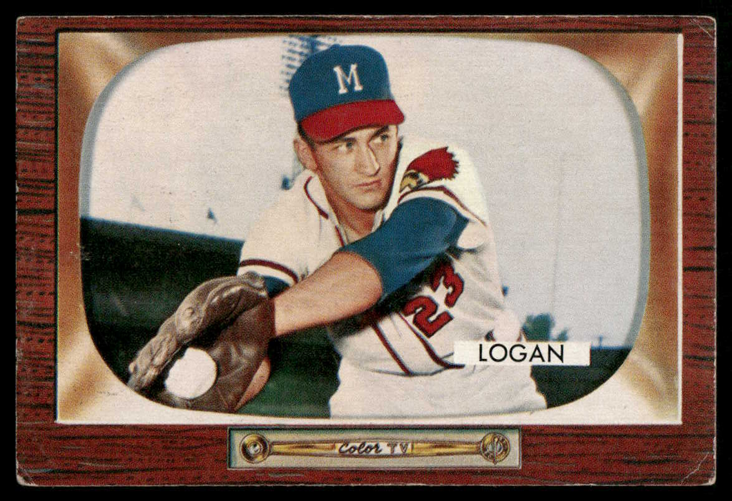 1955 Bowman Johnny Logan #180 VG