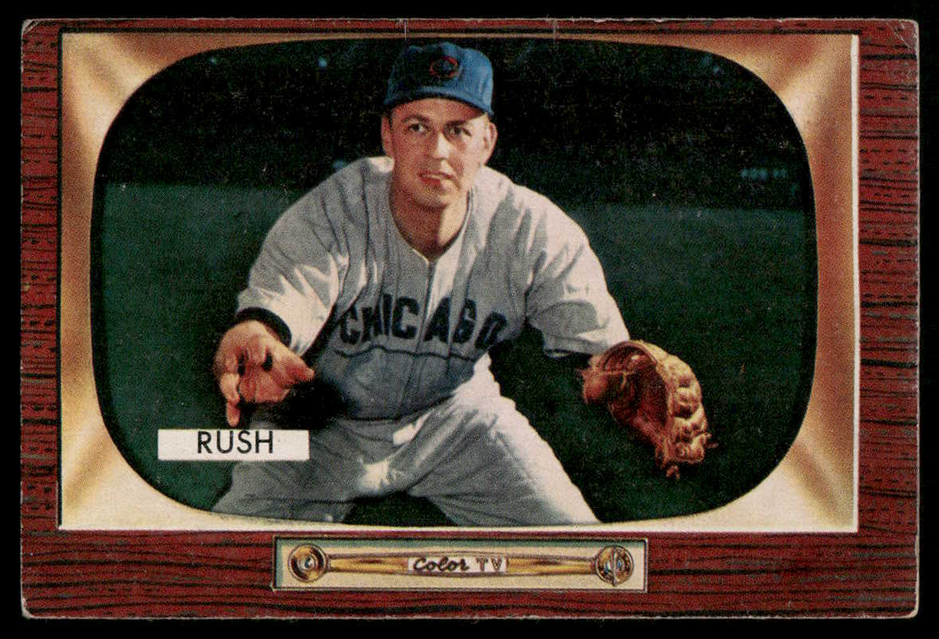 1955 Bowman Bob Rush #182 VG-EX