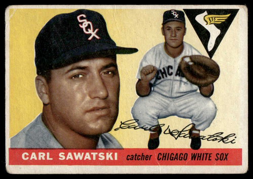 1955 Topps Carl Sawatski #122 GOOD MK