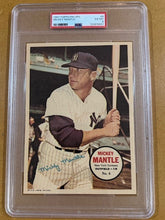 Load image into Gallery viewer, 1967 Topps Pin-Ups Mickey Mantle HOF #6 PSA 6 EX-MT