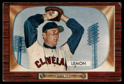 1955 Bowman Bob Lemon HOF #191 VG-EX