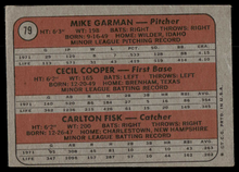 Load image into Gallery viewer, 1972 Topps Carlton Fisk HOF Rookie RC #79 TRIMMED