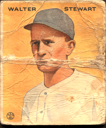 1933 Goudey Walter Stewart #121 POOR