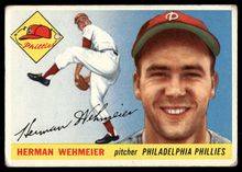 Load image into Gallery viewer, 1955 Topps Herman Wehmeier #29 VG