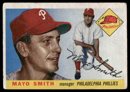 1955 Topps Mayo Smith #130 VG OC