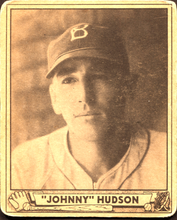 Load image into Gallery viewer, 1940 Play Ball Johnny Hudson #147 GOOD
