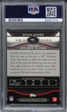 Load image into Gallery viewer, 2011 Topps Platinum Julio Jones ROOKIE RC #7 PSA 8 NM-MT