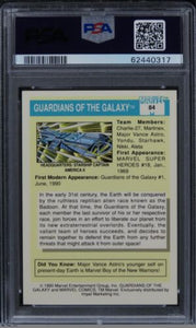 1990 Marvel Universe Guardians Of The GALAXY #84 PSA 8 NM-MT