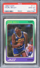 Load image into Gallery viewer, 1988 Fleer Thurl Bailey #111 PSA 10 GEM MINT