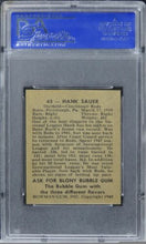 Load image into Gallery viewer, 1948 Bowman Hank Sauer #45 PSA 8 NM-MT