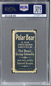 1909 T206 Polar Bear Tom Downey (BATTING) PSA 3.5 VG+