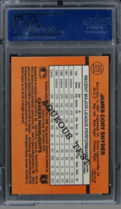 1990 Donruss Aqueous Test Cory Snyder #272 PSA 7 NM