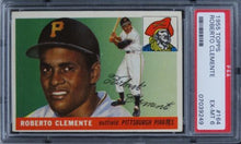 Load image into Gallery viewer, 1955 Topps Roberto Clemente HOF ROOKIE RC #164 PSA 6 EX-MT