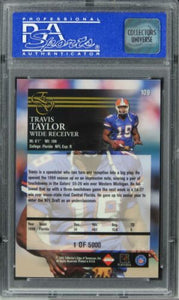 2000 Collector's Edge Graded Travis Taylor UNCIRCULATED /5000 ROOKIE #109 PSA 10