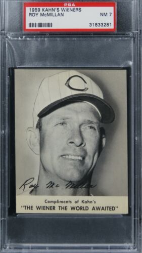 1959 Kahn's Wieners Roy McMillan PSA 7 NM