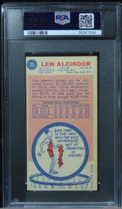 1969 Topps Lew Alcindor HOF ROOKIE RC #25 PSA 1.5 FR